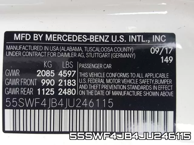 55SWF4JB4JU246115 фото 2