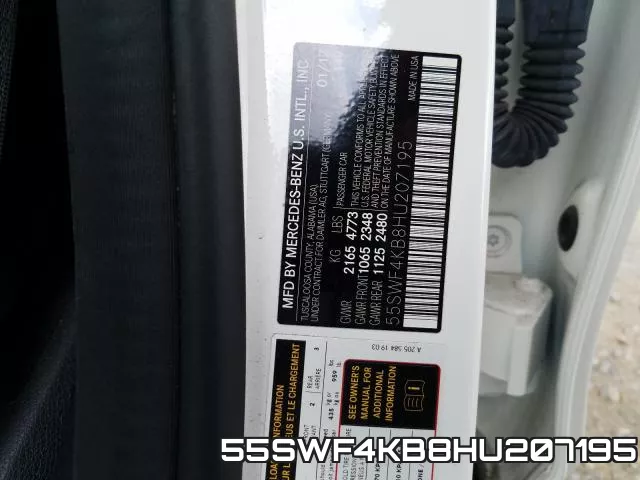 55SWF4KB8HU207195 фото 2