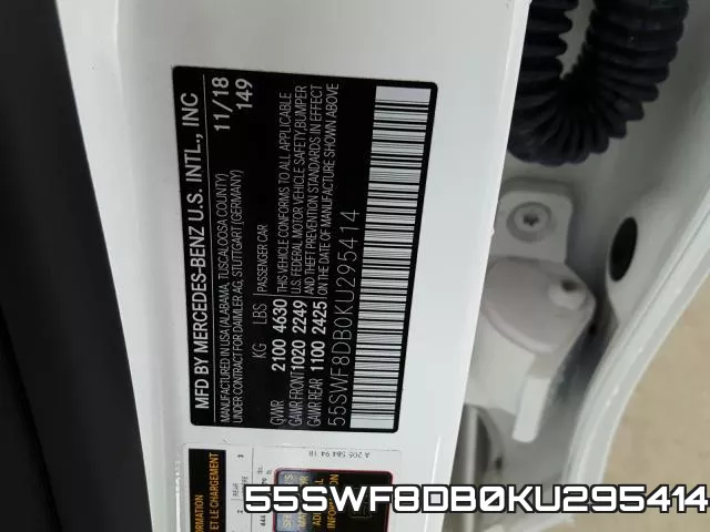 55SWF8DB0KU295414 фото 2