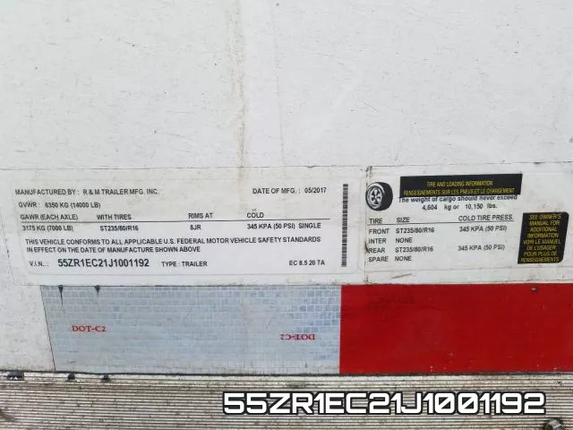 55ZR1EC21J1001192 фото 2