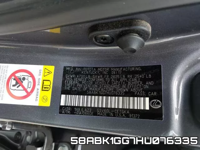 58ABK1GG7HU076335 фото 2