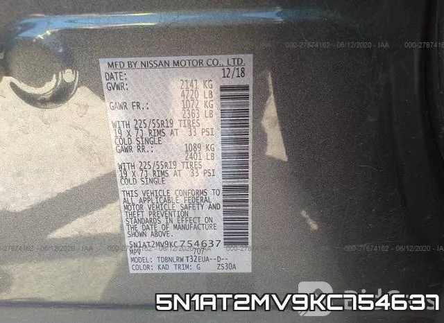 5N1AT2MV9KC754637 фото 10