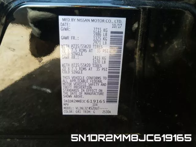 5N1DR2MM8JC619165 фото 2