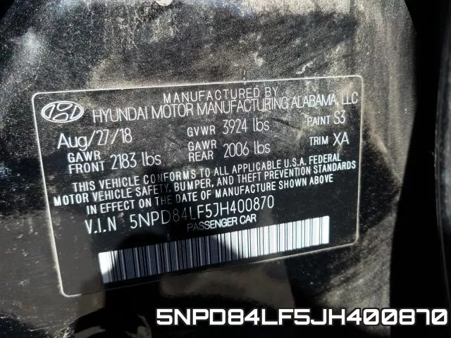 5NPD84LF5JH400870 фото 2