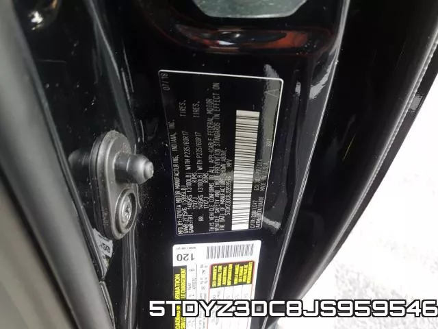 5TDYZ3DC8JS959546 фото 2
