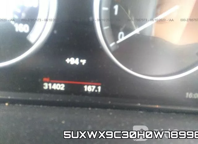 5UXWX9C30H0W78998 фото 8