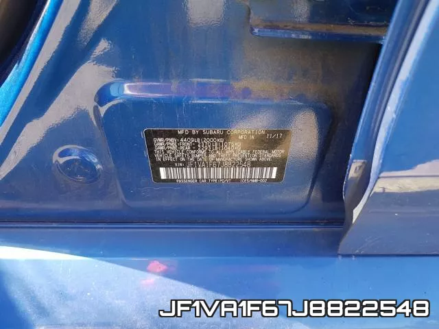 JF1VA1F67J8822548 фото 2