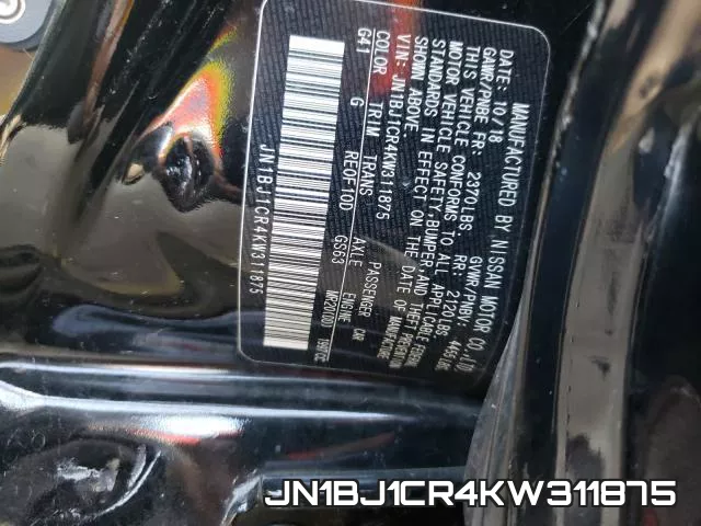 JN1BJ1CR4KW311875 фото 2
