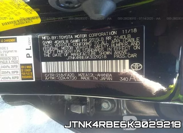 JTNK4RBE6K3029218 фото 10