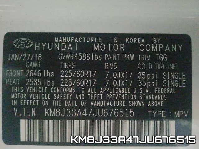 KM8J33A47JU676515 фото 2