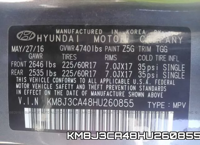 KM8J3CA48HU260855 фото 10