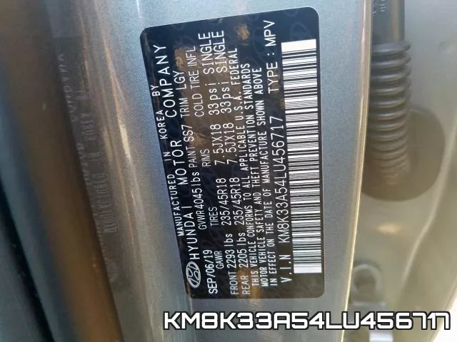 KM8K33A54LU456717 фото 2