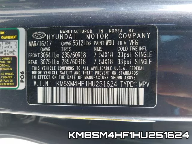 KM8SM4HF1HU251624 фото 2