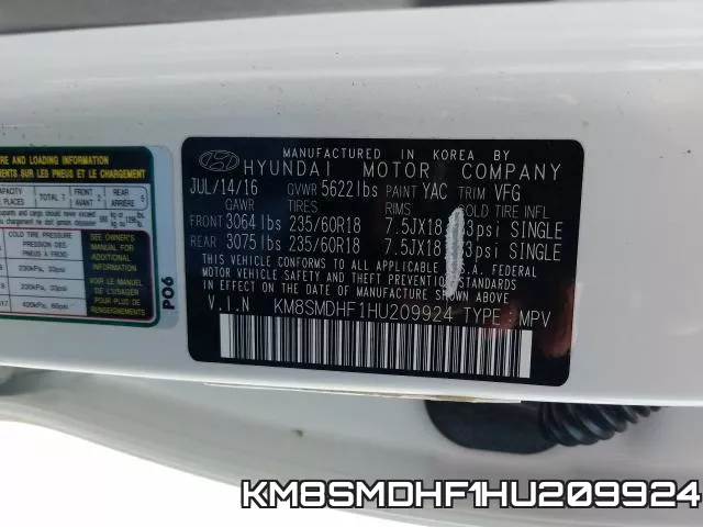 KM8SMDHF1HU209924 фото 2