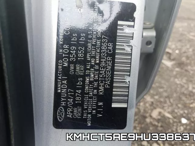 KMHCT5AE9HU338637 фото 2