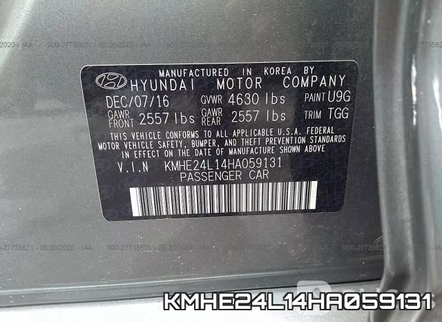 KMHE24L14HA059131 фото 10