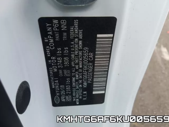 KMHTG6AF6KU005659 фото 2