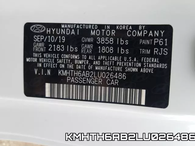 KMHTH6AB2LU026486 фото 2