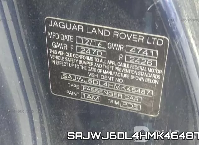 SAJWJ6DL4HMK46487 фото 10