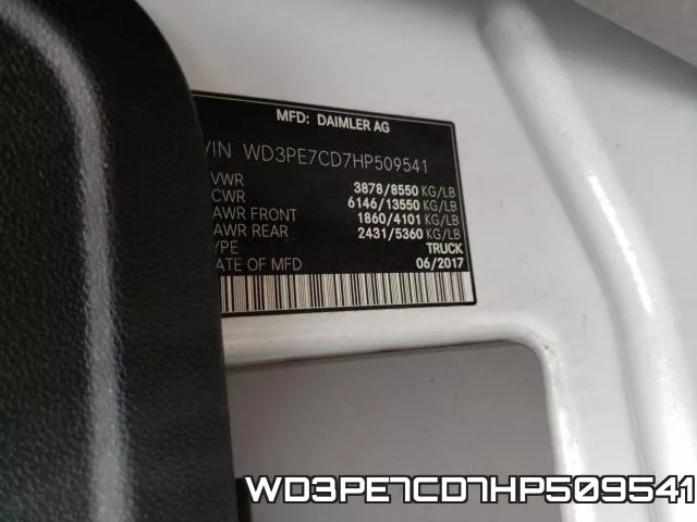 WD3PE7CD7HP509541 фото 2