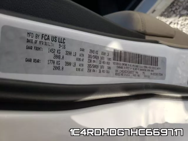 1C4RDHDG7HC669717 фото 2
