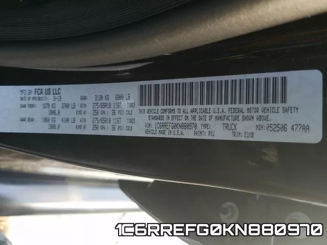 1C6RREFG0KN880970 фото 2