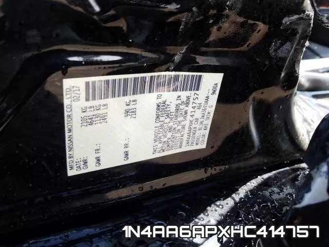 1N4AA6APXHC414757 фото 2