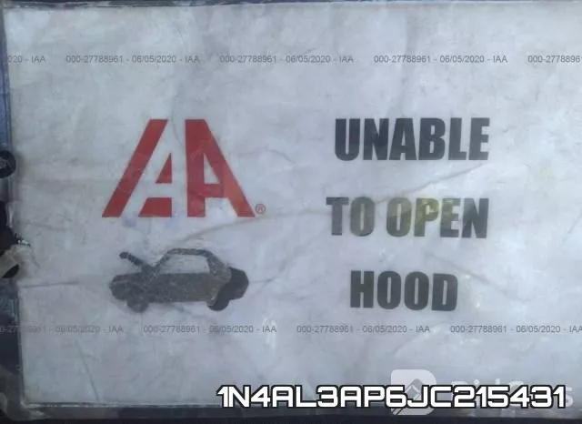 1N4AL3AP6JC215431 фото 2