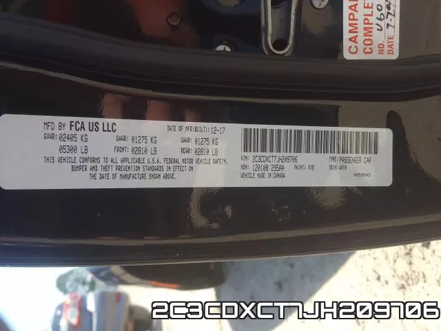 2C3CDXCT7JH209706 фото 2
