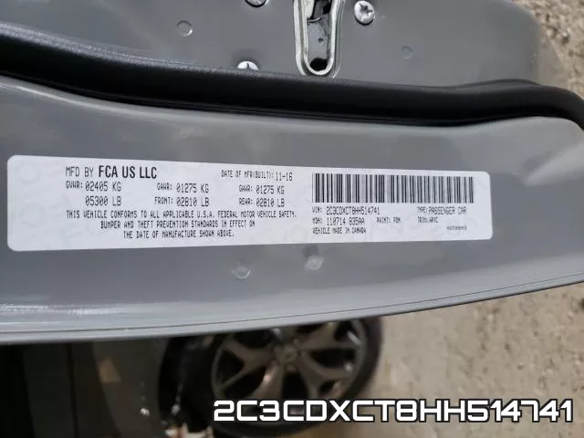 2C3CDXCT8HH514741 фото 2