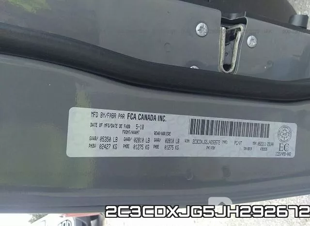 2C3CDXJG5JH292672 фото 10
