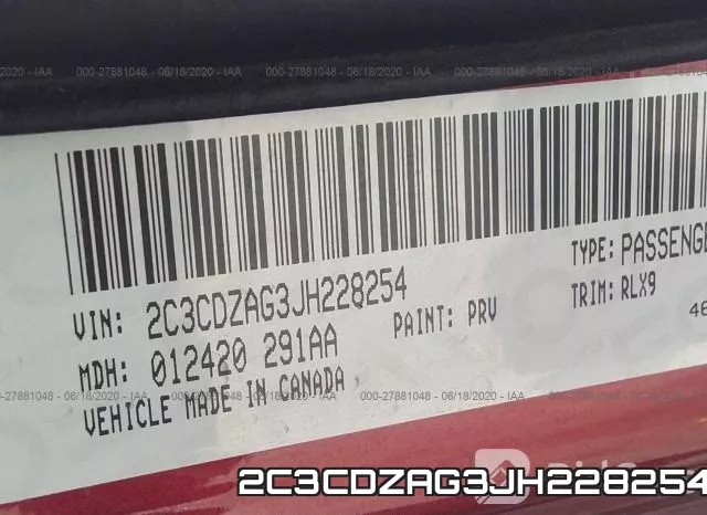 2C3CDZAG3JH228254 фото 10