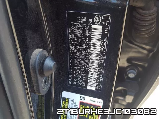 2T1BURHE3JC103082 фото 2