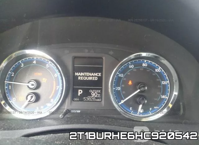 2T1BURHE6HC920542 фото 8