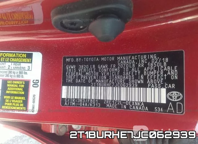 2T1BURHE7JC062939 фото 10