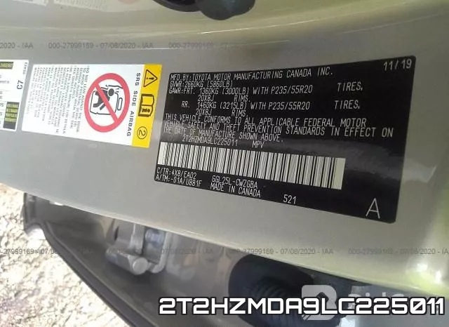 2T2HZMDA9LC225011 фото 10