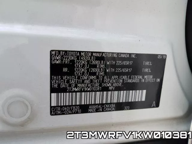 2T3MWRFV1KW010381 фото 2