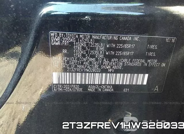 2T3ZFREV1HW328033 фото 10