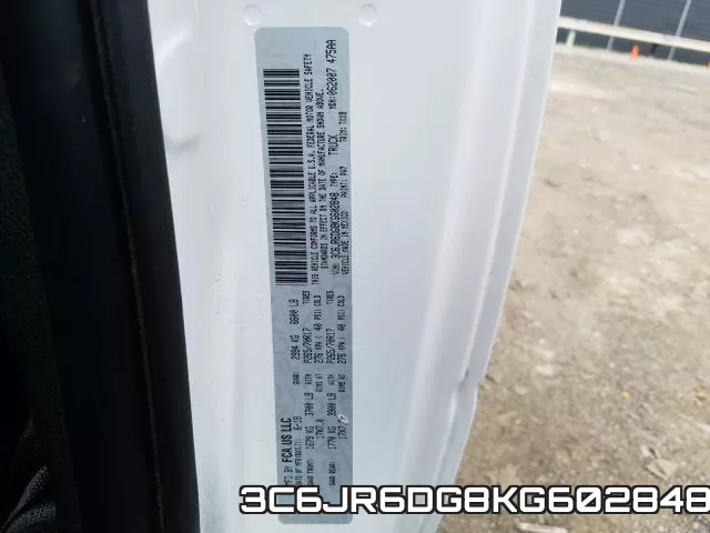 3C6JR6DG8KG602848 фото 2