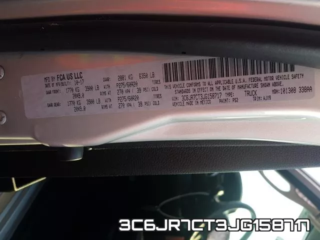 3C6JR7CT3JG158717 фото 2