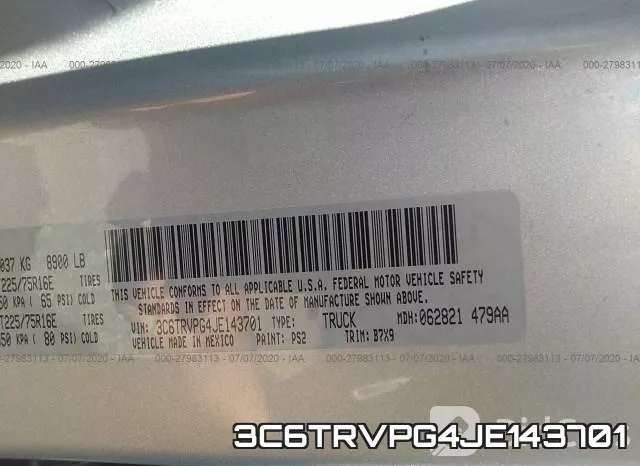 3C6TRVPG4JE143701 фото 10
