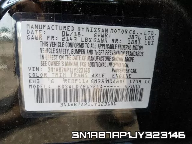 3N1AB7AP1JY323146 фото 2