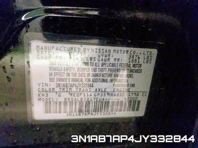 3N1AB7AP4JY332844 фото 2