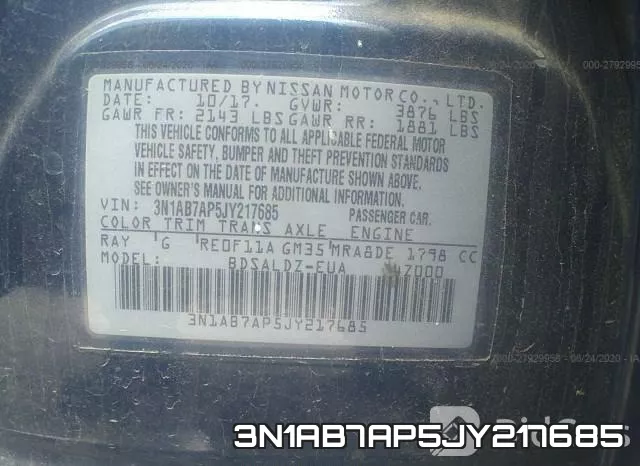 3N1AB7AP5JY217685 фото 10