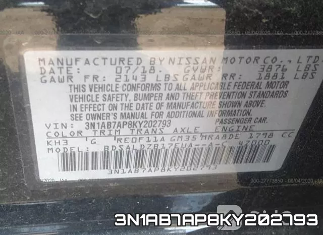3N1AB7AP8KY202793 фото 10