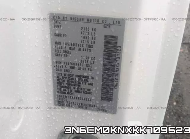 3N6CM0KNXKK709523 фото 10