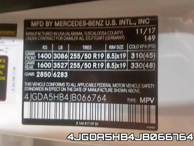 4JGDA5HB4JB066764 фото 2