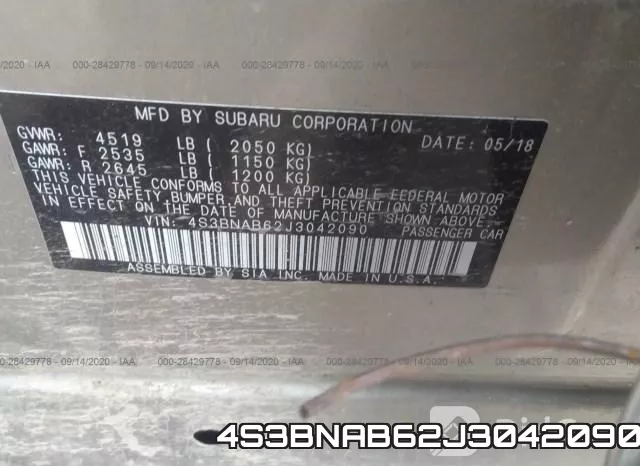 4S3BNAB62J3042090 фото 10