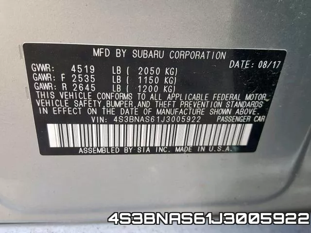 4S3BNAS61J3005922 фото 2