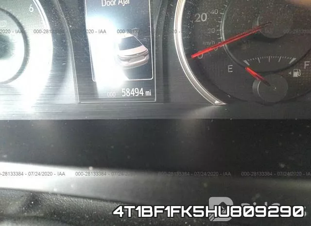 4T1BF1FK5HU809290 фото 8
